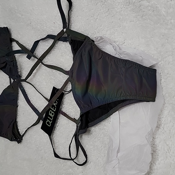 DOLLS KILL X CLUB EXX REFLECTIVE BODYSUIT - Picture 10 of 12